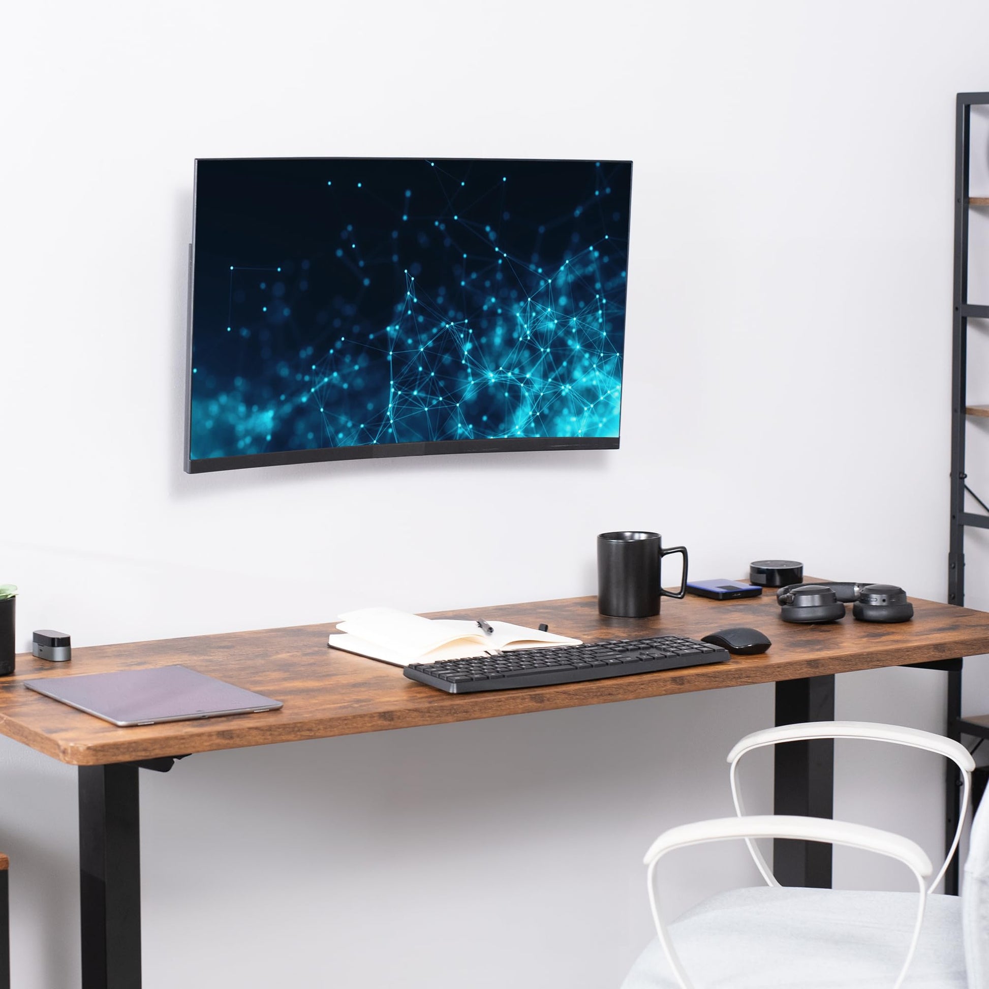 Soporte de Pared VIVO articulado para un Solo Monitor