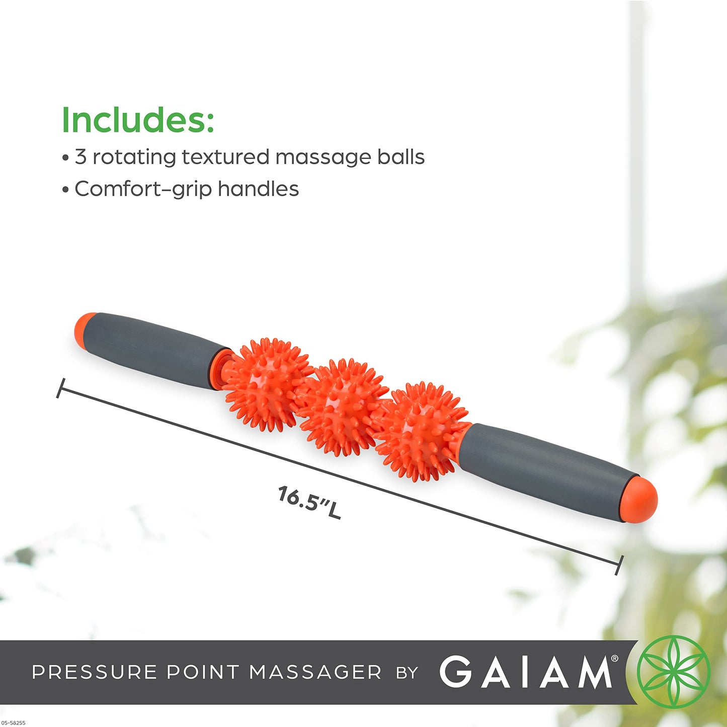 Gaiam Restore 05-58255 Pressure Point Massager, Colors May Vary