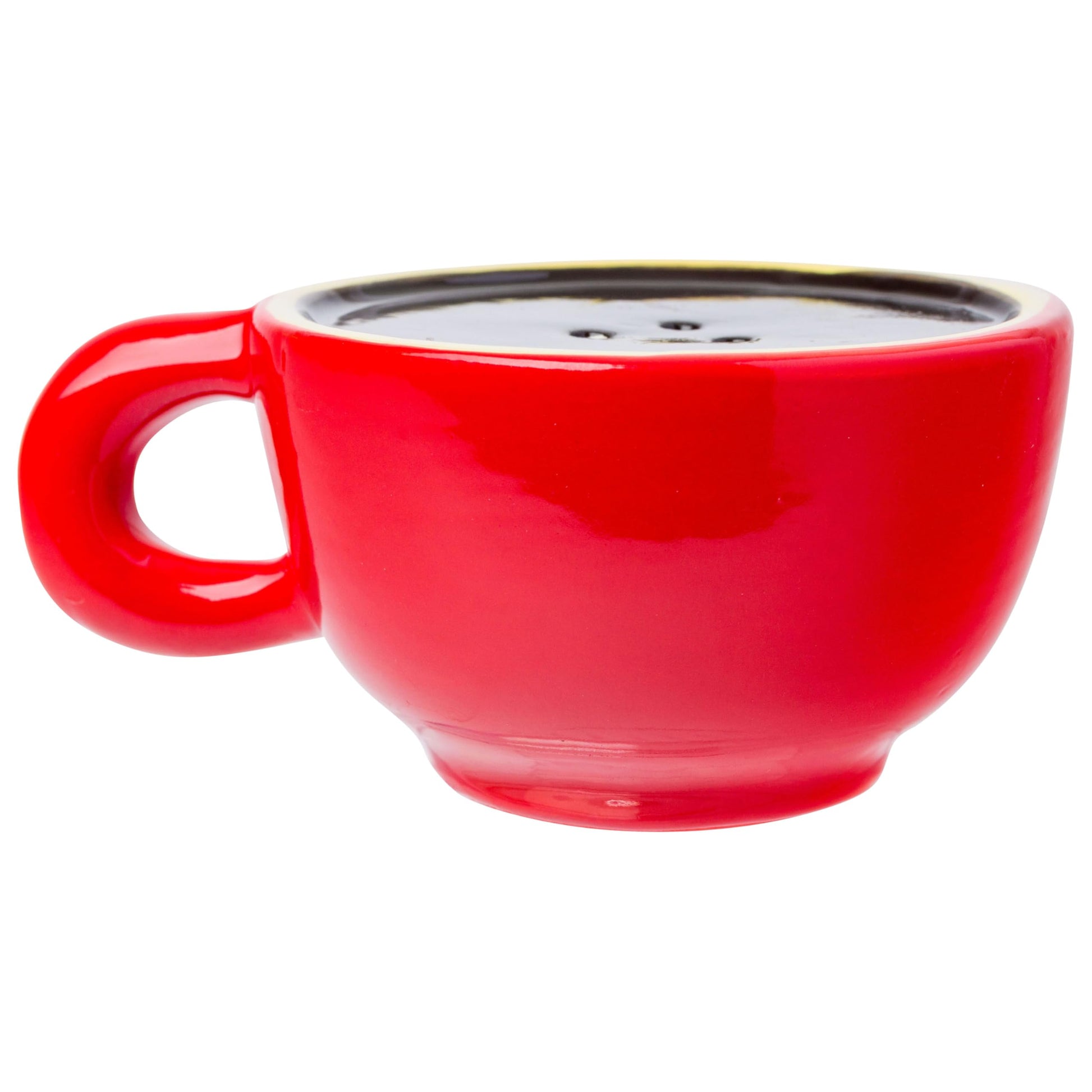 Taza de Cerámica Silver Buffalo Gilmore Blanca con Salero y Pimienta