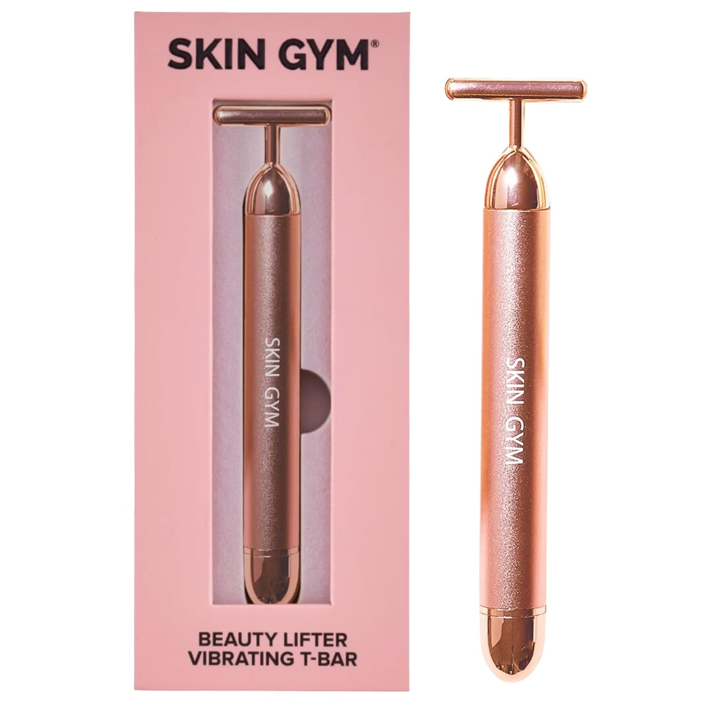 Skin Gym Electric T Shape Facial Massager for Wrinkles and Fine Lines Anti-Aging Face Lift Skin Care Beauty Tool