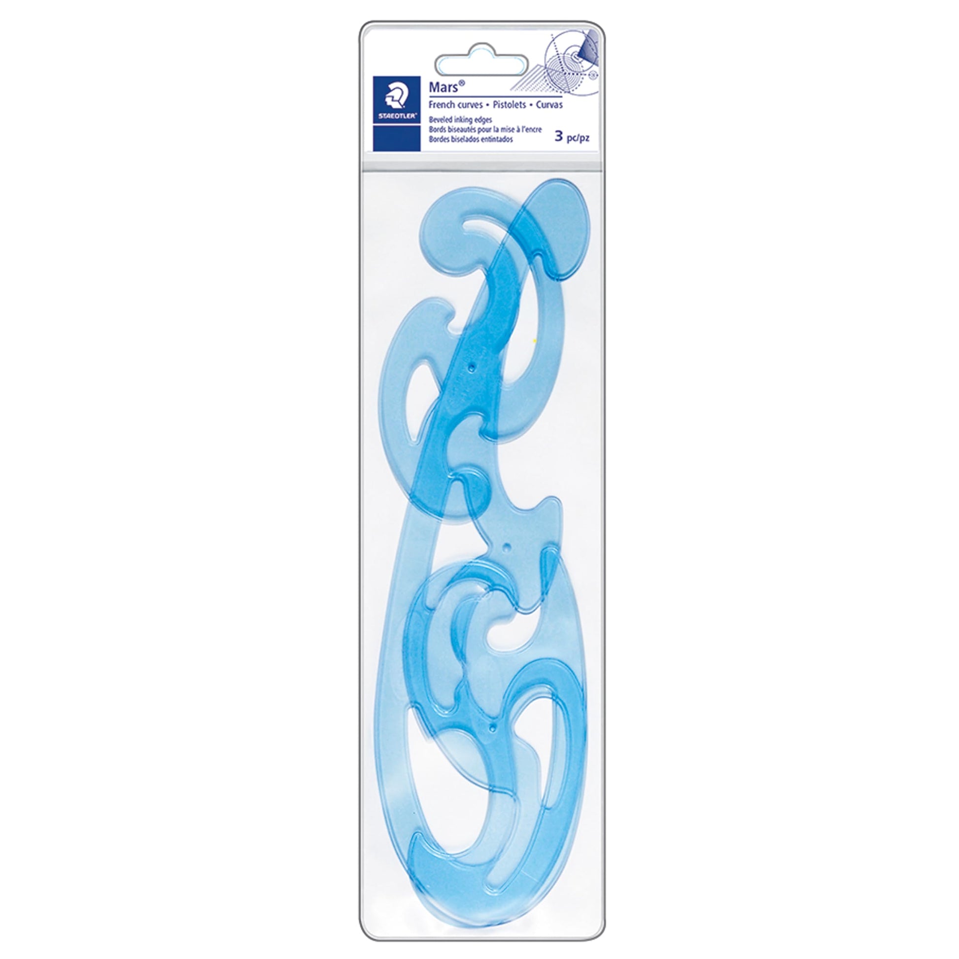 Juego de Formas de Curvas Francesas Staedtler Mars 571 57140WP