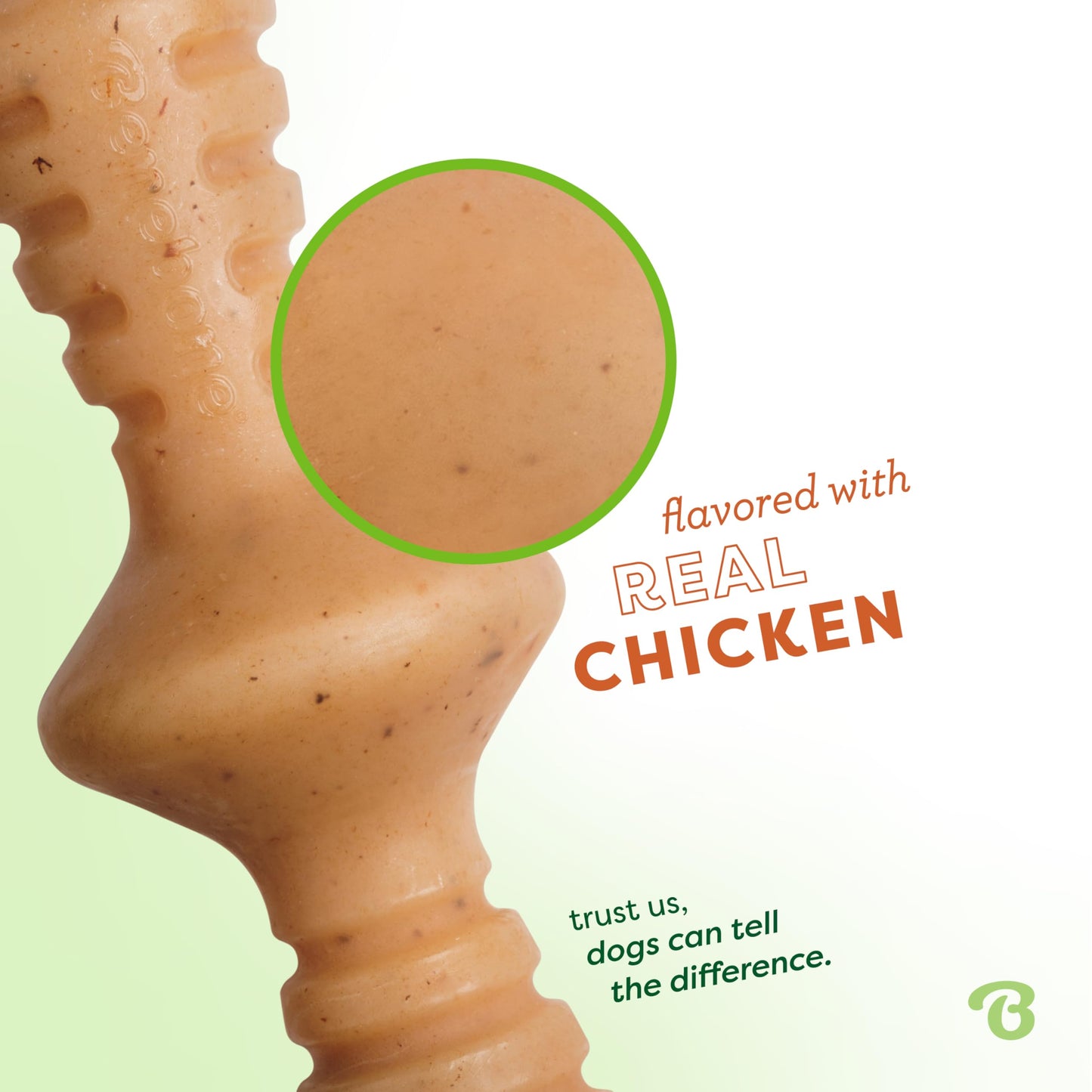Benebone Juguete Masticable Sabor Pollo Mediano Zaggler