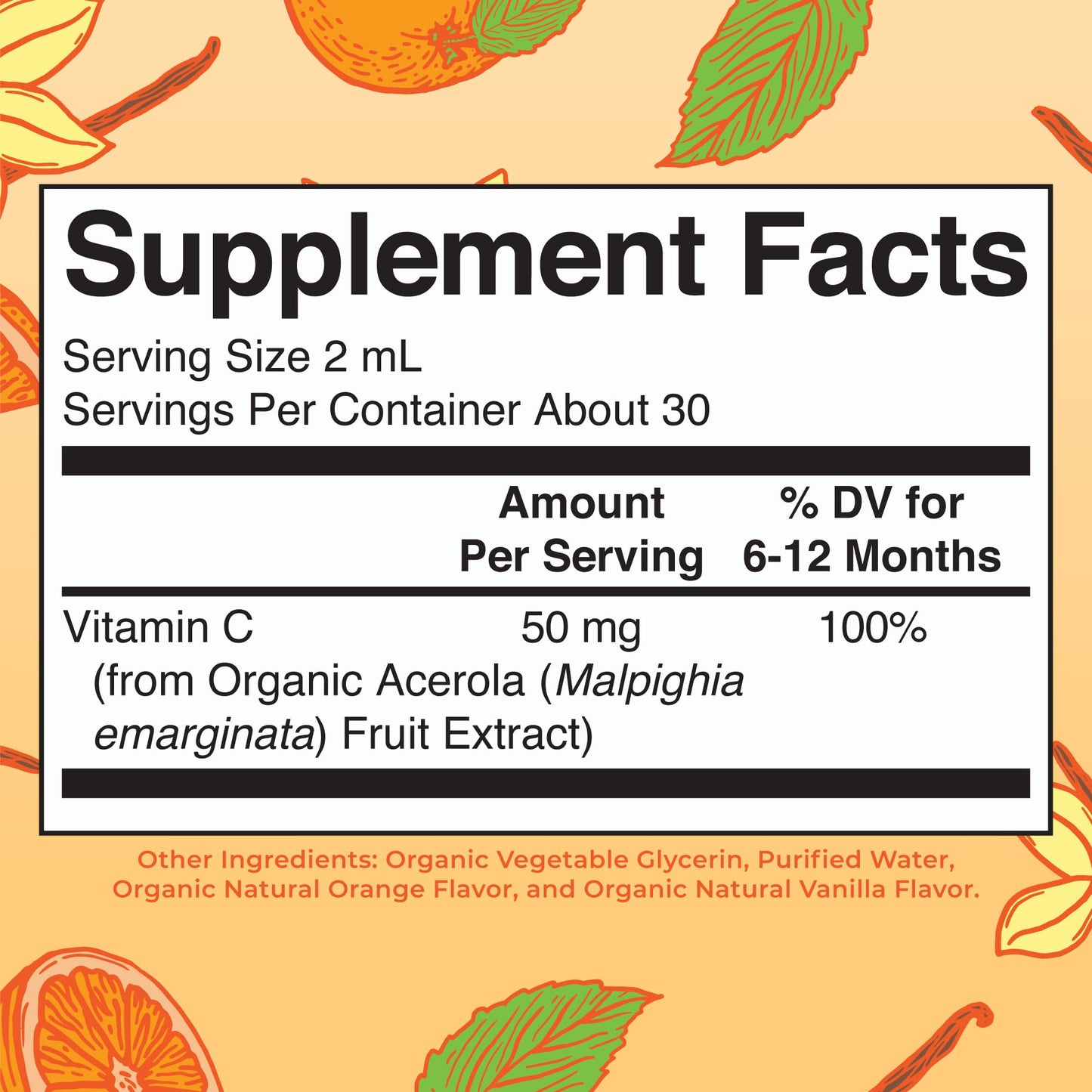 MaryRuth Organics | Infants Vitamin C Liquid Drops (2 oz) | Gotas líquidas de vitamina C para bebés (2 oz)