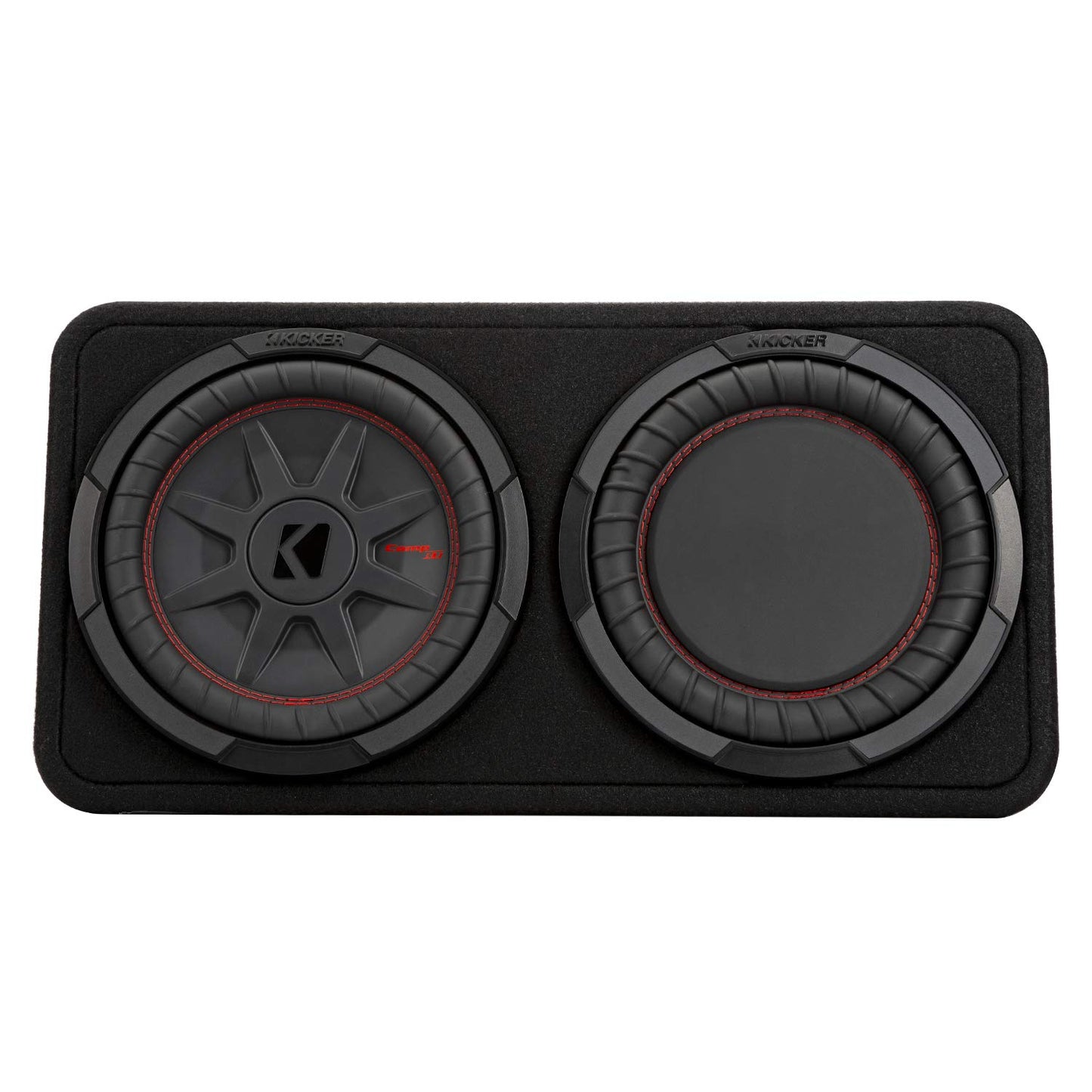 Kicker 48TCWRT102 CompRT Subwoofer de 10" en carcasa de perfil fino, 2ohm