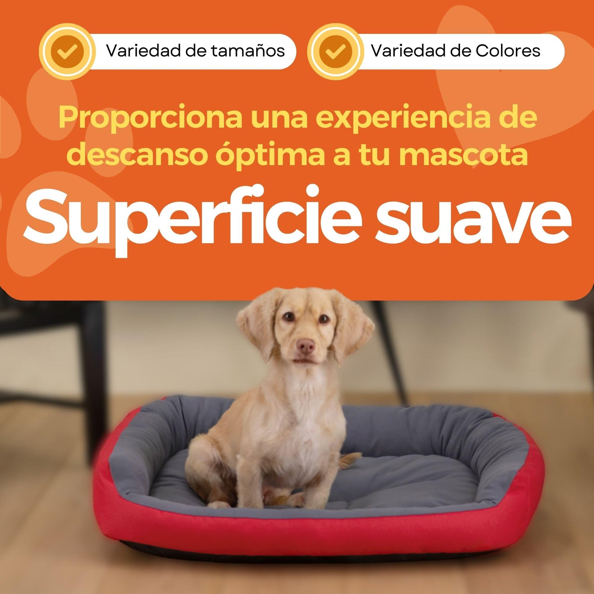 Cama para Perro Hills Fucsia Gris Resistente Confortable Medium