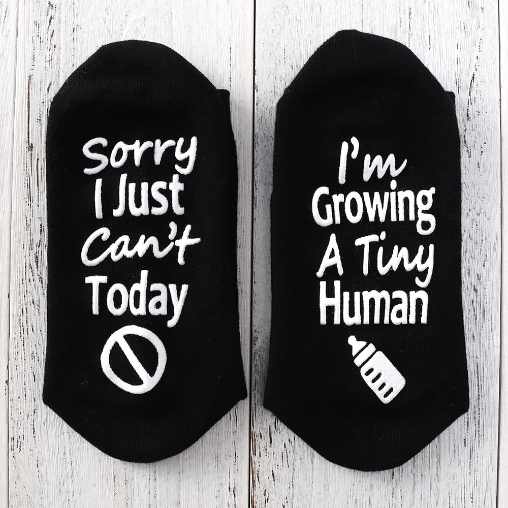 Calcetines para el embarazo, regalo para madres embarazadas, día de la madre, Negro-1, One Size