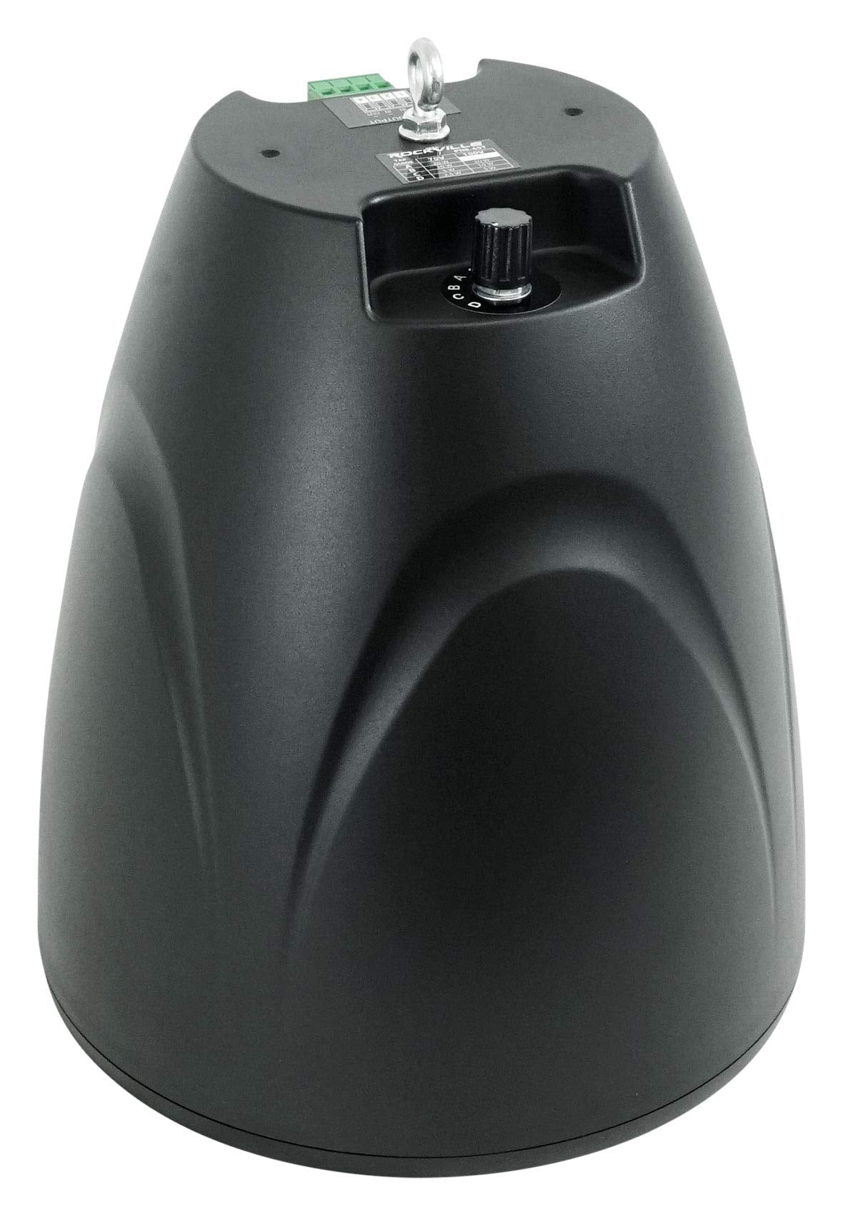 Altavoz Colgante Rockville Negro Audio de Alta Calidad Diseño Elegante 70 V 6.5 Pulgadas