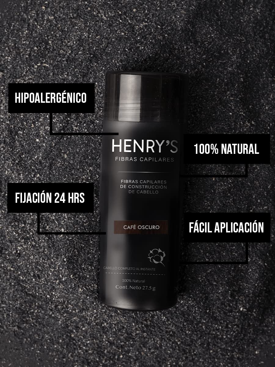 Fibras Capilares, KIT CASTAÑO OSCURO, Solución para la Calvicie, Caida de Cabello, Alopecia o falta de Volumen. 27.5 gramos. Fibras de Construcción de Cabello. Ideal para el Cabello Delgado. Fibras de Algodón 100% Natural. Voluminizador y texturizador de
