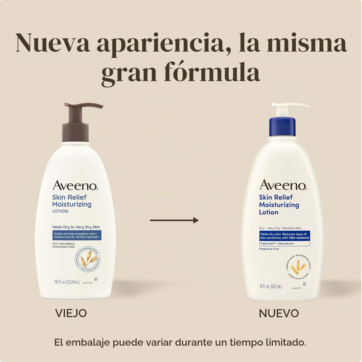 Aveeno Active Naturals Skin Relief 24 Hour Moisturizing Lotion, 18 oz.
