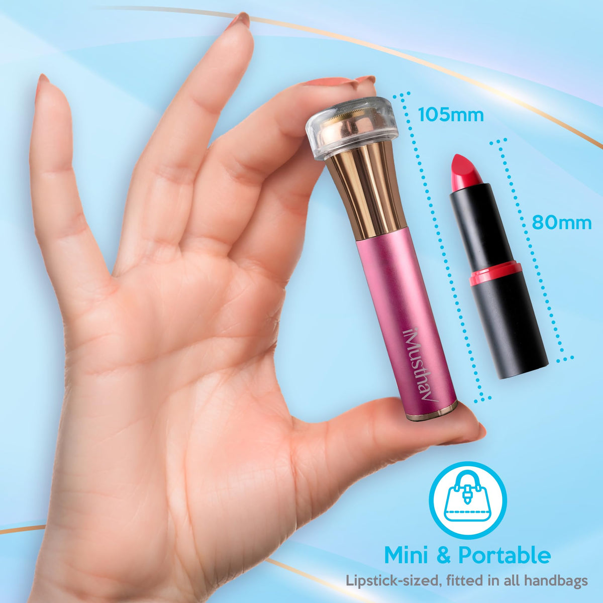 Depiladora Facial para Mujer, Afeitadora Eléctrica Indolora y Impecable