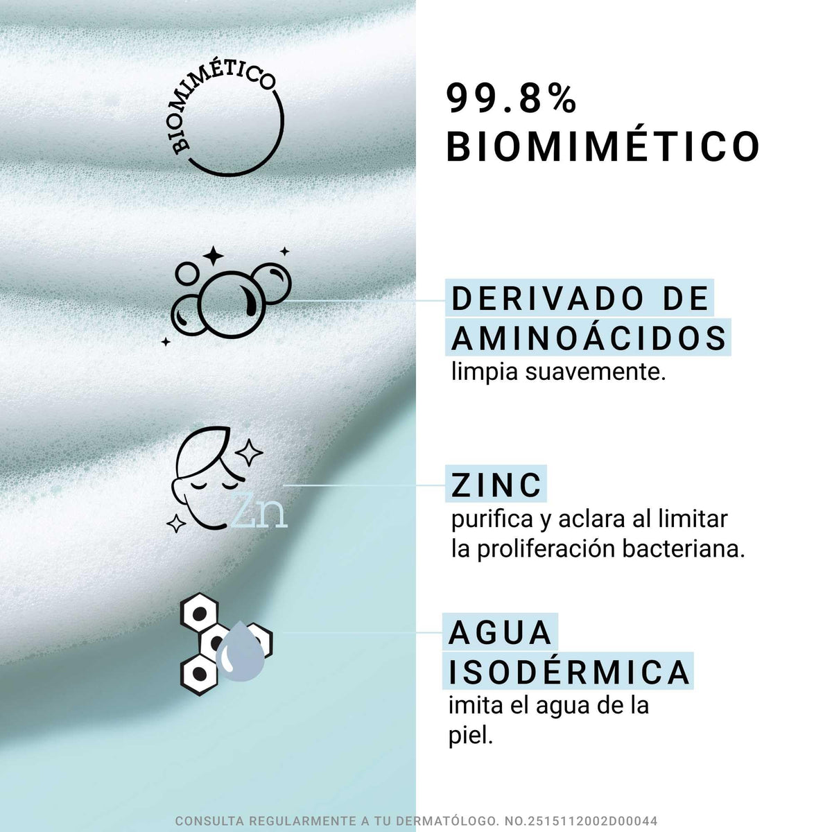 Etat Pur Espuma Limpiadora Limpia Y Suaviza, 150ml