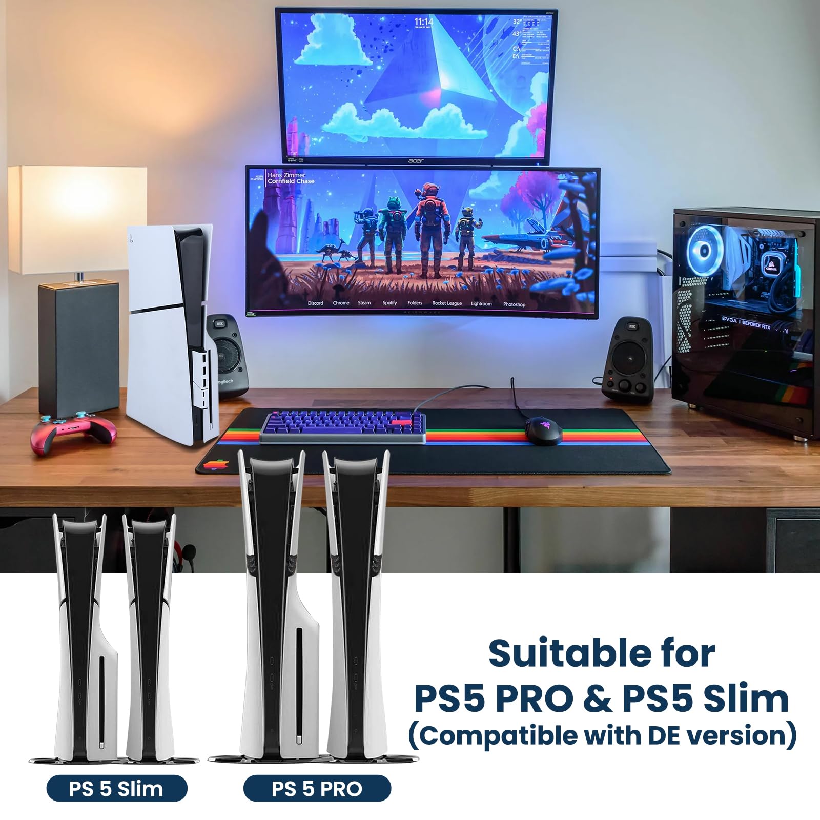Concentrador USB Raryars Blanco de Alta Velocidad con 3 Puertos para PS5 Slim y PS5 Pro