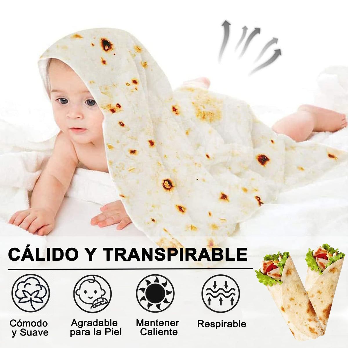 LCNBNM Cobija de Bebé,Manta de Fondo Fotográfica,Manta Ducha Seguridad De Franela de Tortilla Mexicana Suave y Antiarrugas para Bebé Recien Nacido,Apto para bebés de 1 a 12 Meses