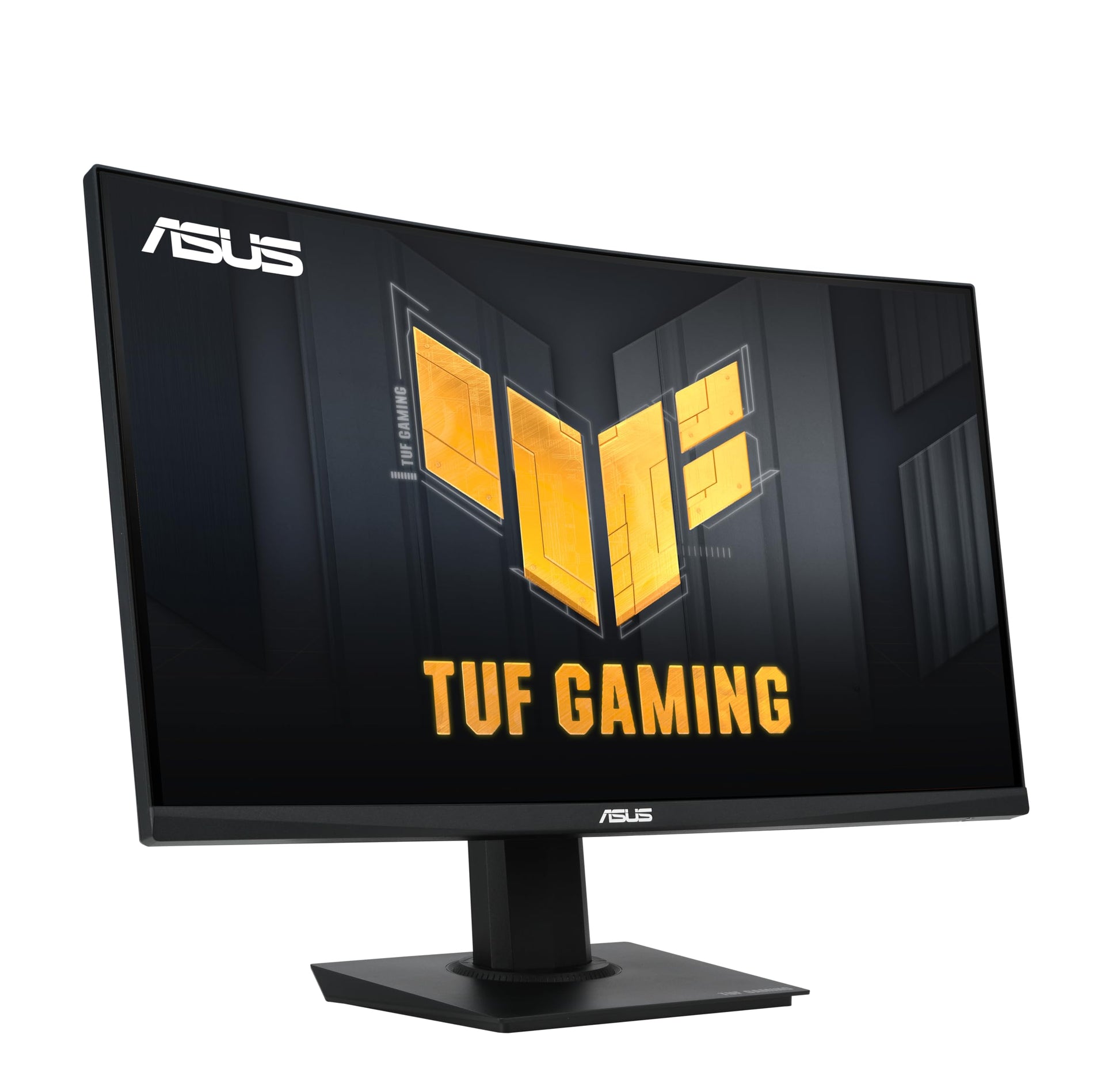 ASUS TUF Gaming Monitor Curvado de 24 Pulgadas (23.6 Pulgadas Visible) - FHD, 180Hz, 1ms, DCI-P3 90%, sincronización Extrema de desenfoque de Movimiento bajo, FreeSync, Mejora de Sombra, Cuidado de