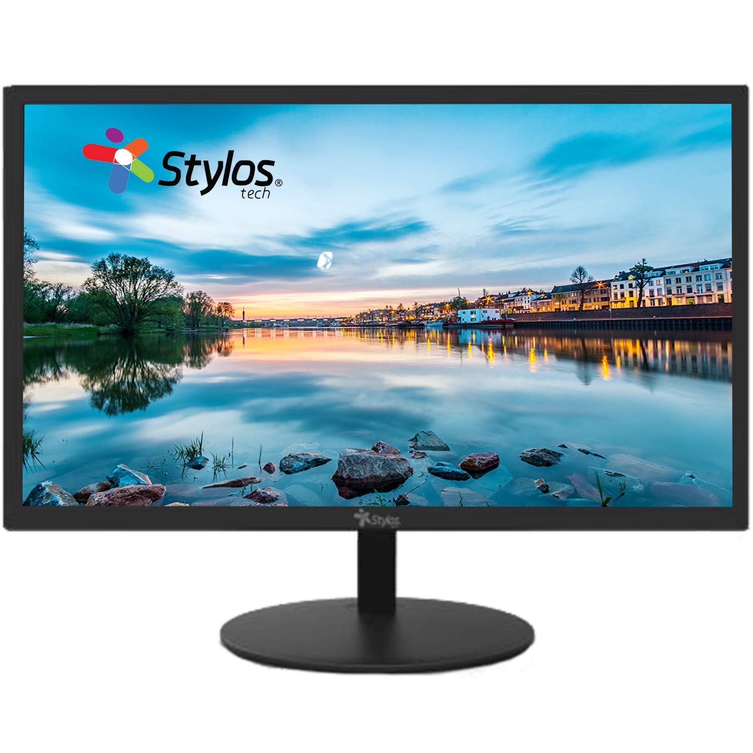 Monitor Stylos 18.5 Pulgadas led 1366x768 DP vga hdmi 60hz