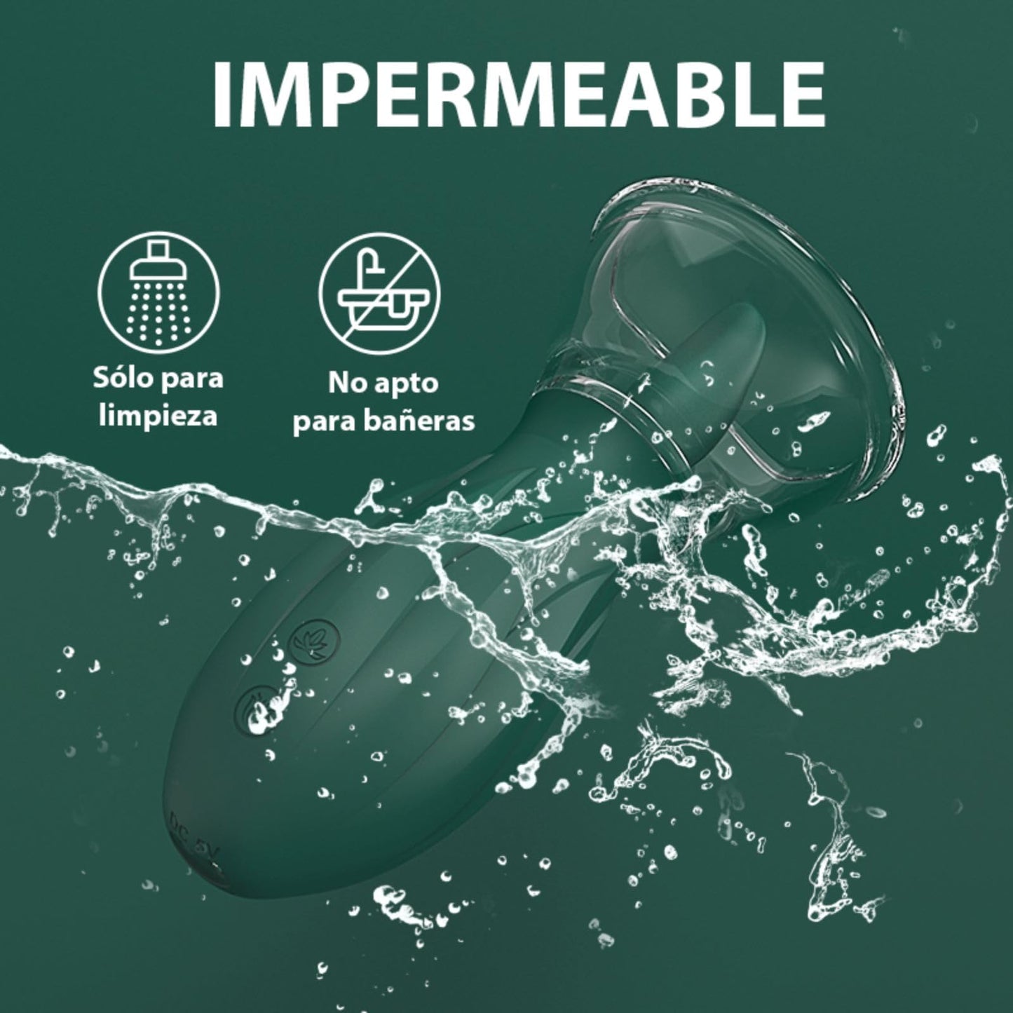 Succionador de Clítoris con Lengua Silencioso para Mujer