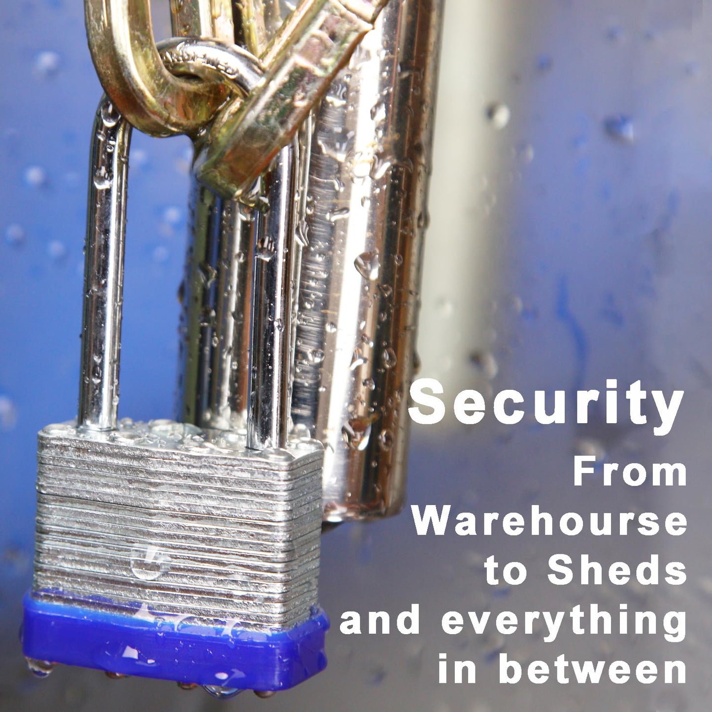 Candados SEPOX Acero Resistente Largo con Llaves Iguales Paquete de 6