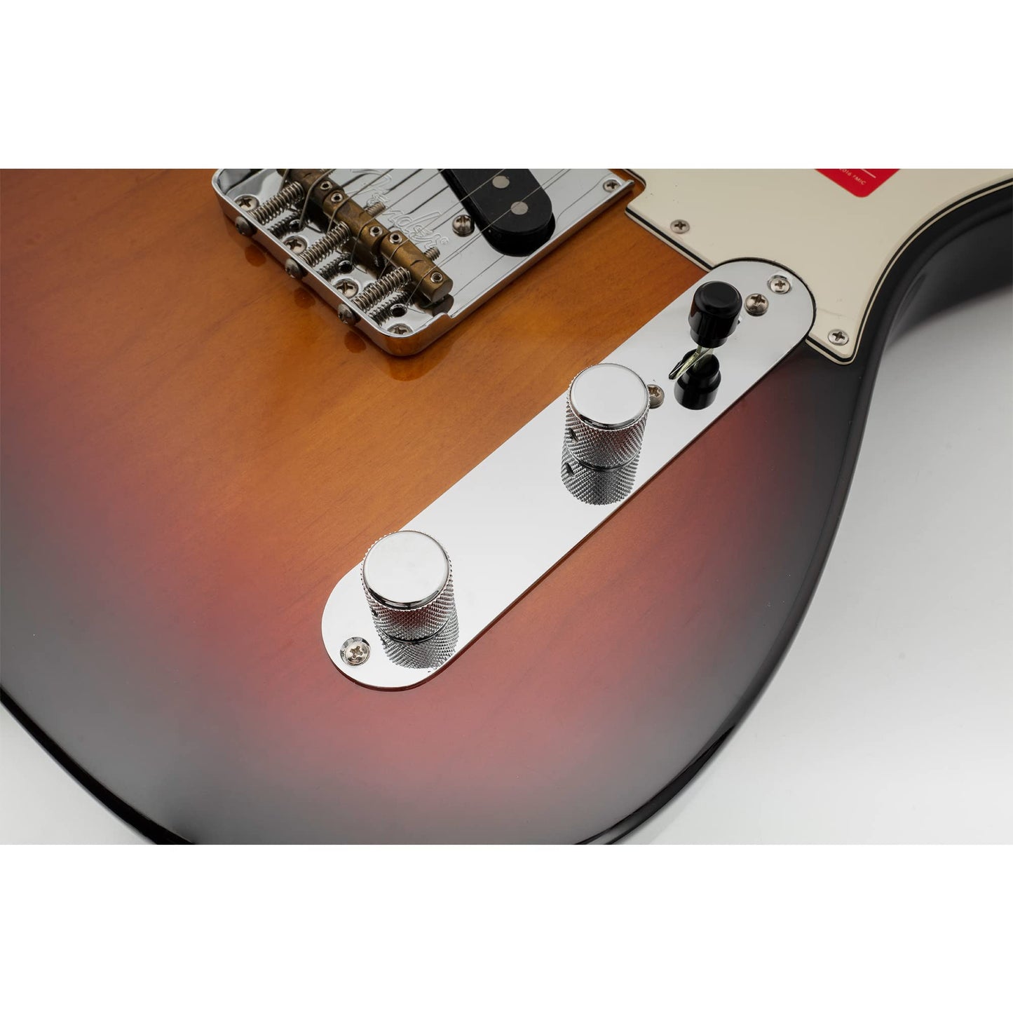 Musiclily Pro 32mm Acero Placa Control Telecaster para Guitarra Eléctrica tipo Tele, Cromado