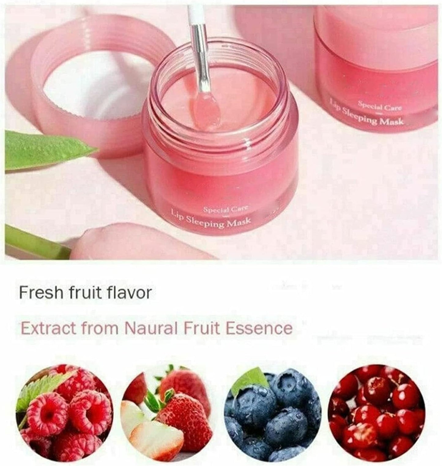 Conjunto de 4 Mascarillas Nutritivas para Labios, Bálsamo Reparador Labial para Dormir. Tratamiento Nocturno para Labios Secos. Cuidado Hidratante para Labios Agrietados.