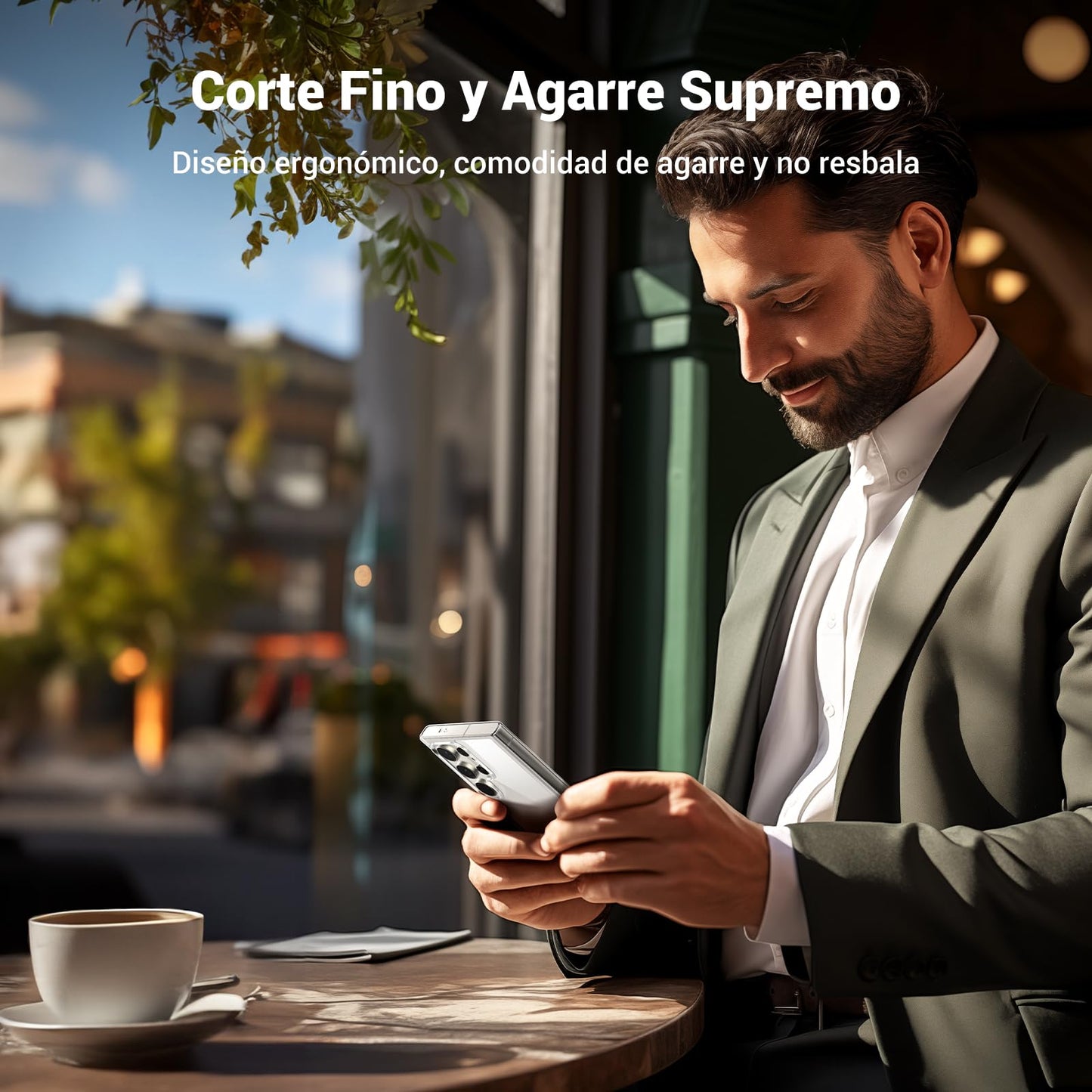 Funda Transparente UGREEN con Protección contra Caídas para Galaxy S24 Ultra