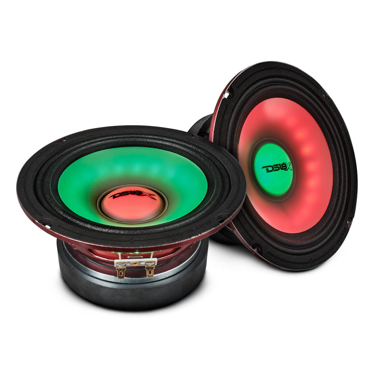 Altavoz de Rango Medio DS18 LED RGB Doble 250 W 6.5 Pulgadas 4 Ohmios