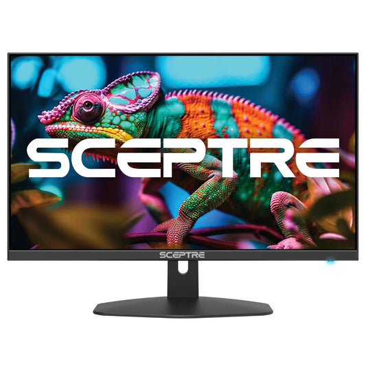 Monitor para Juegos Sceptre Negro 27 Pulgadas 100 Hz 1 ms DisplayPort HDMI AMD FreeSync Altavoces Integrados sin Marco 100% sRGB para el Cuidado de los Ojos 2024
