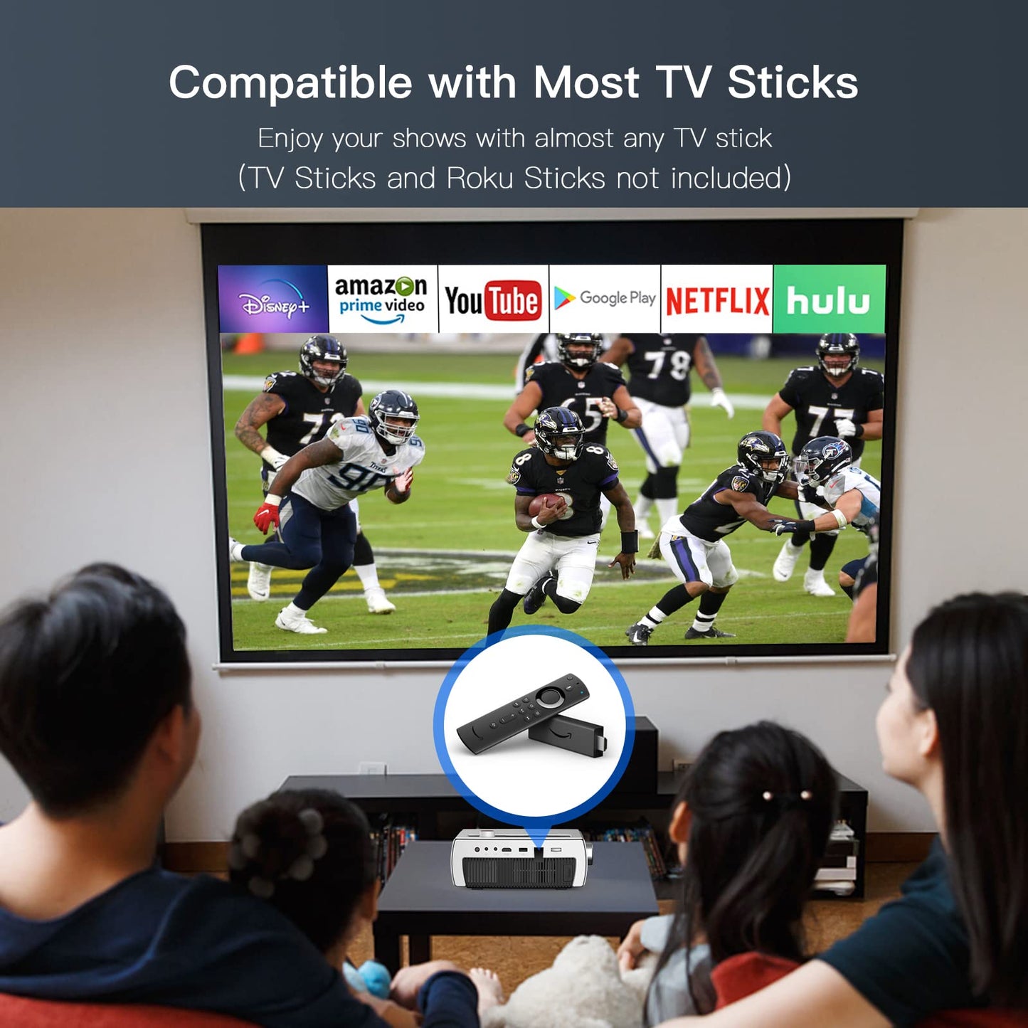 Proyector NexiGo Bluetooth WiFi PJ10 1080P Alta Luminosidad Reacondicionado