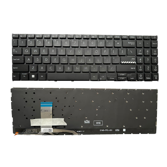 Teclado de Repuesto Siakoocty Asus Vivobook 15 Negro