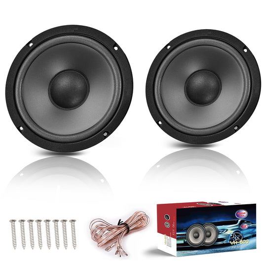 Altavoces para Automóvil VIDA4U 6.5 Pulgadas 600 W Gama Completa 4 Vías Fácil Instalación