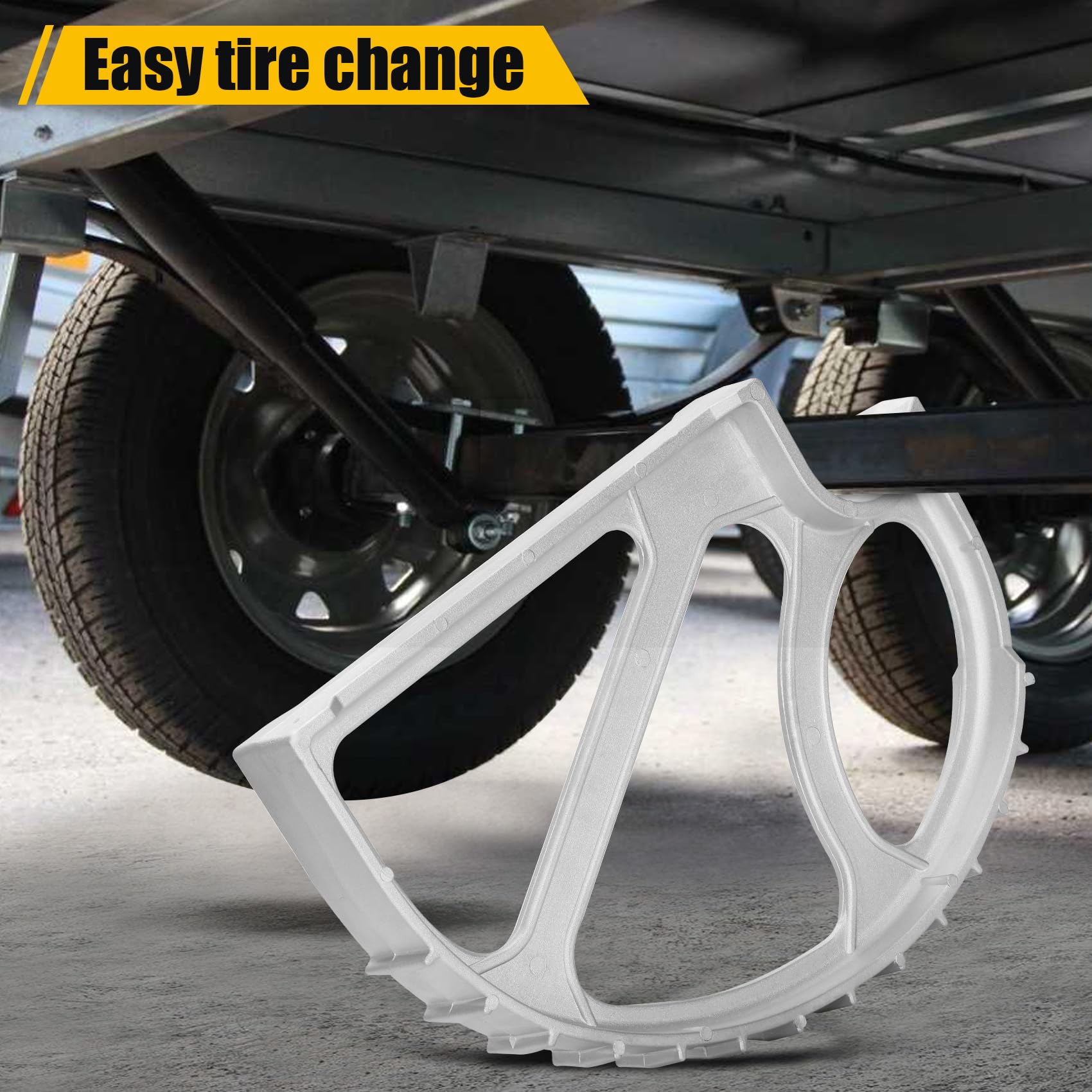 Jack de remolque de fácil elevación, gato de remolque de barco resistente adecuado para ruedas de 8 a 15 pulgadas de vehículos de un solo eje, barcos, remolques de campamento, etc., gato de remolque