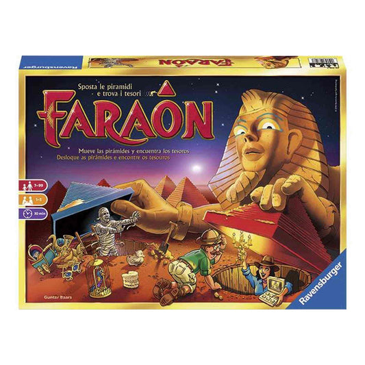 Juego de Mesa Ravensburger Faraon Viajes Aventuras Familiar Niños y Adultos