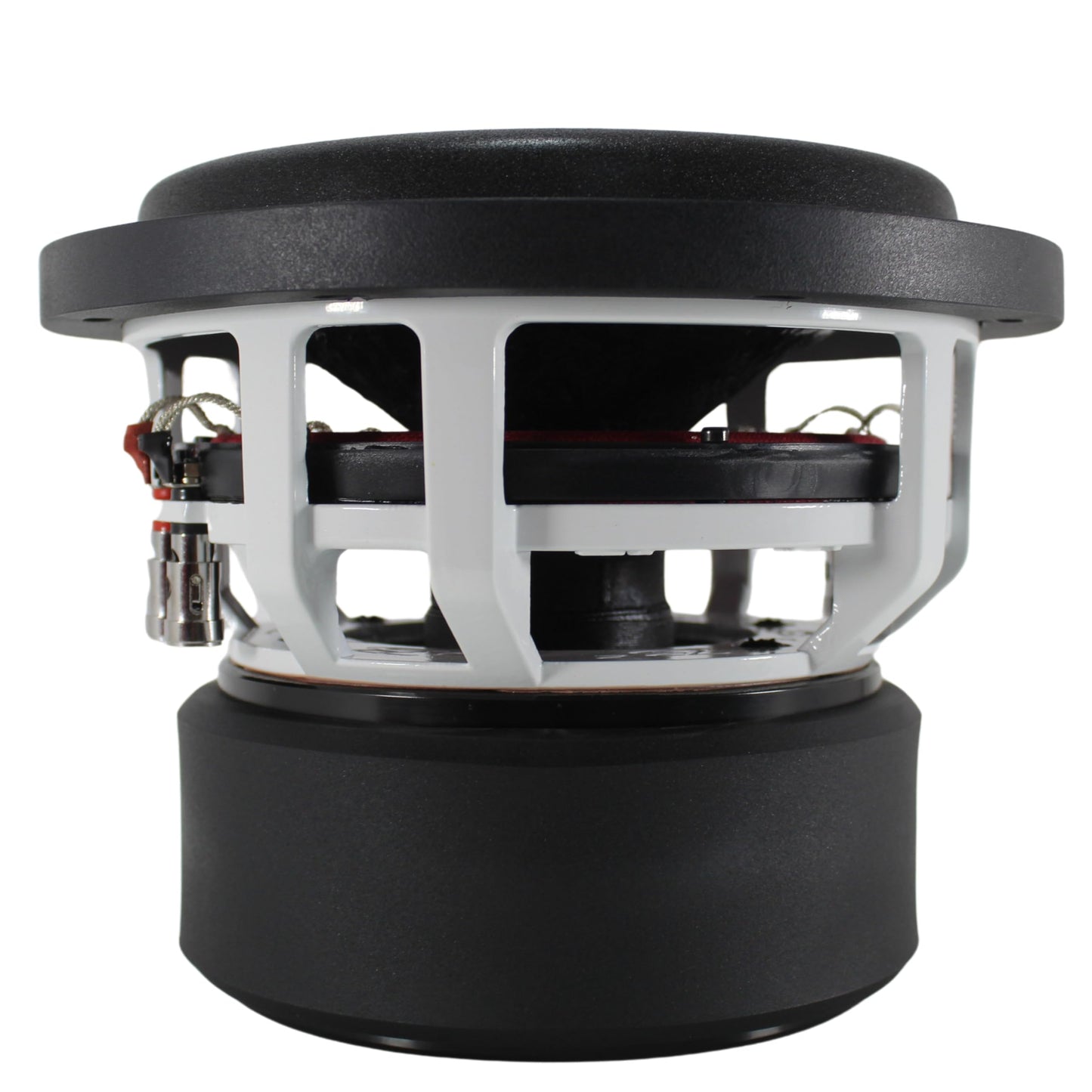 B2 Audio 8 pulgadas 500 vatios RMS Dual 4 ohmios 2 pulgadas bobina de voz alta Excursion Rage Series Subwoofer