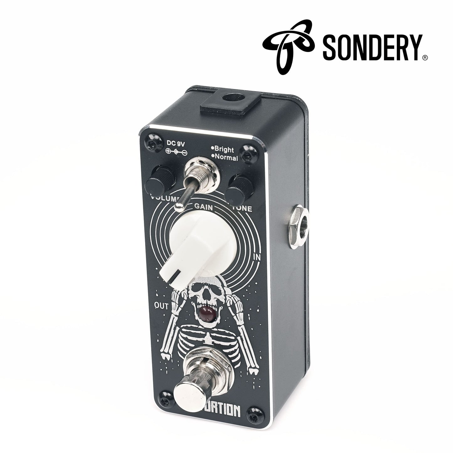 Pedal de Distorsión Sondery Brillante y Normal Sonido Clásico Británico años 70-80 para Guitarras Eléctricas