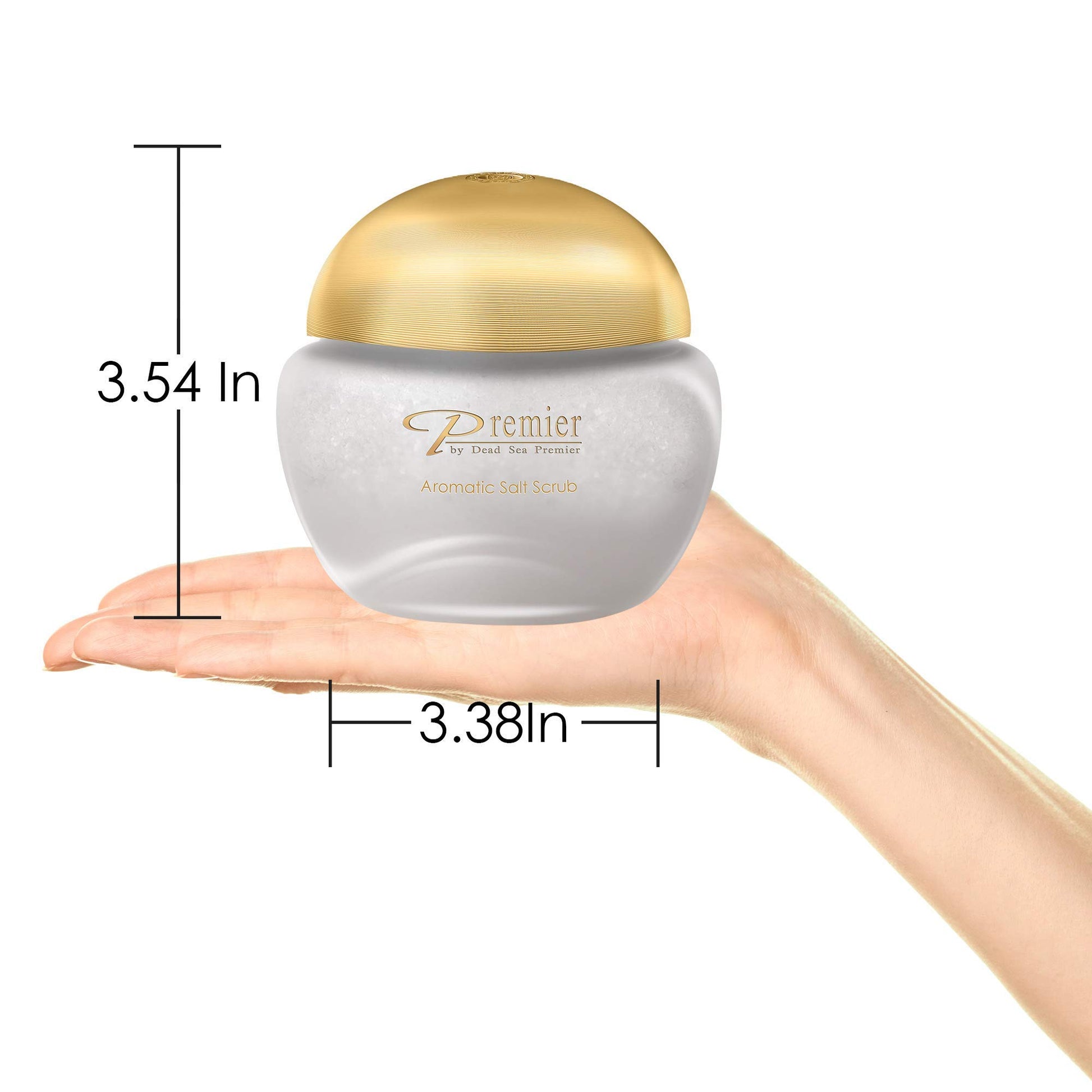 Exfoliante Corporal Premier Dead Sea con Tapa Dorada y Sales Minerales de Aromaterapia