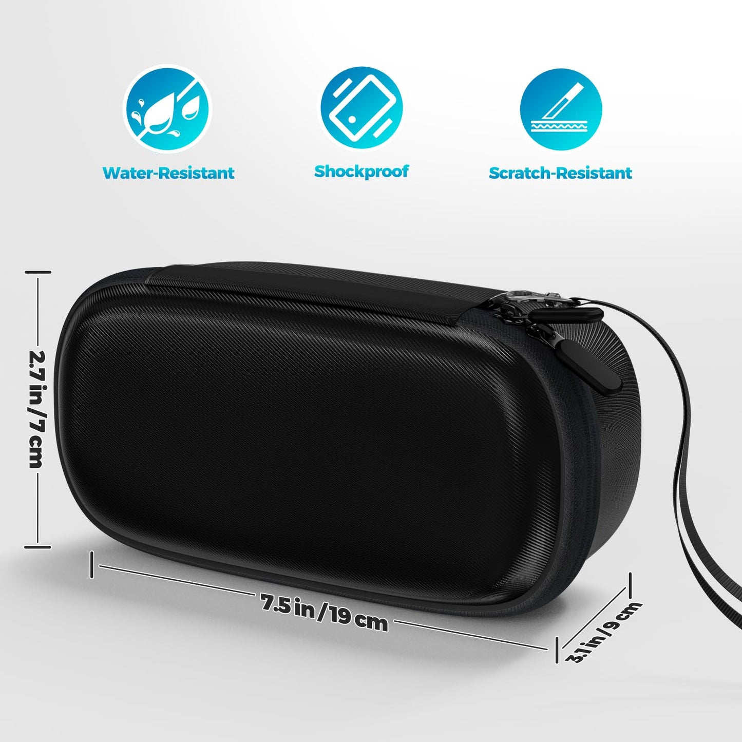 Estuche Viaje ProCase Negro Compatible con Anker Laptop Power Bank 25000mAh 165W