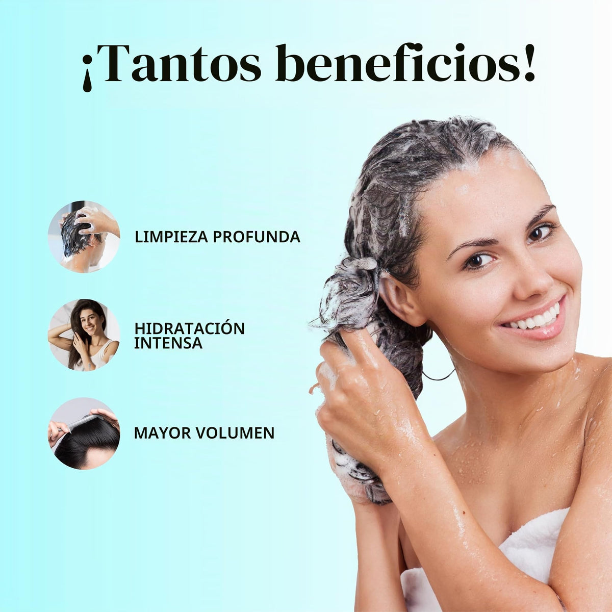 Champú y Acondicionador Biotin Jojoba Argan Sea Buckthorn para Cabello Más Grueso y Fuerte