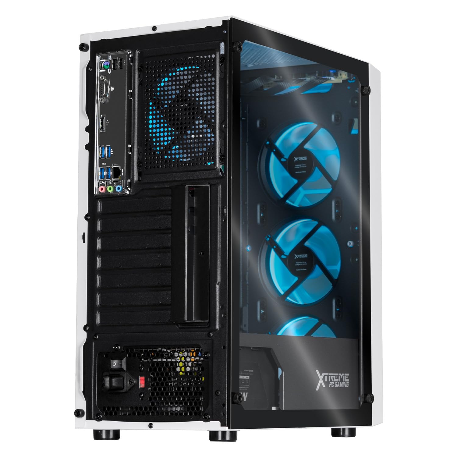 PC Gaming XTREME AMD Radeon Vega Ryzen 7 5700G Blanco Monitor Curvo 23.8 Pulgadas
