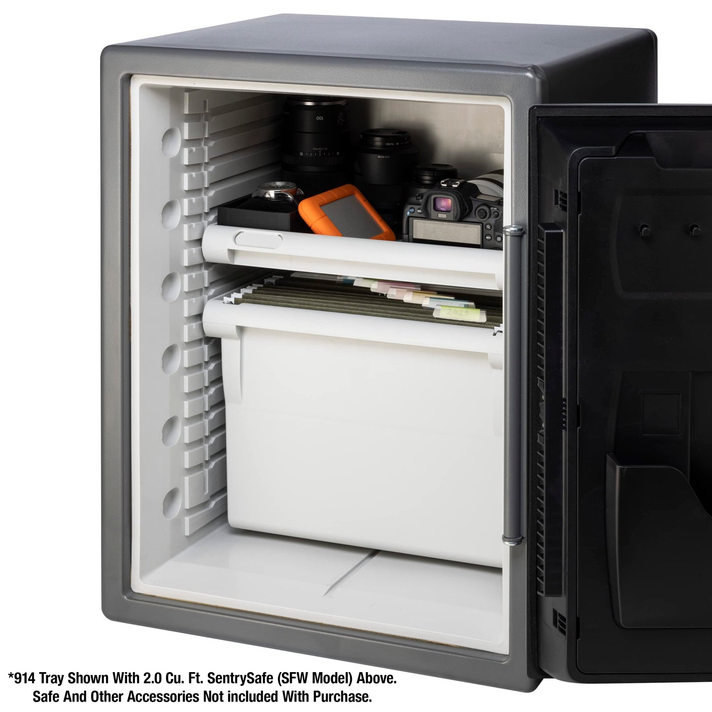 Inserto de Estante SentrySafe Blanco multiposición para Cajas Fuertes a Prueba de Fuego e Impermeable