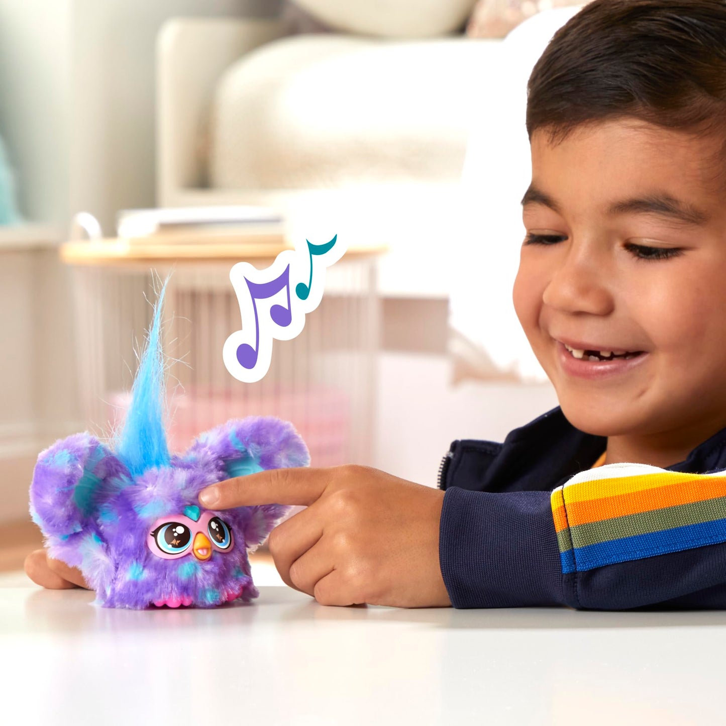 Furby Furblets - Miniamigo Groo-Vee - Morado - Peluches electrónicos para niños y niñas a Partir de 6 años