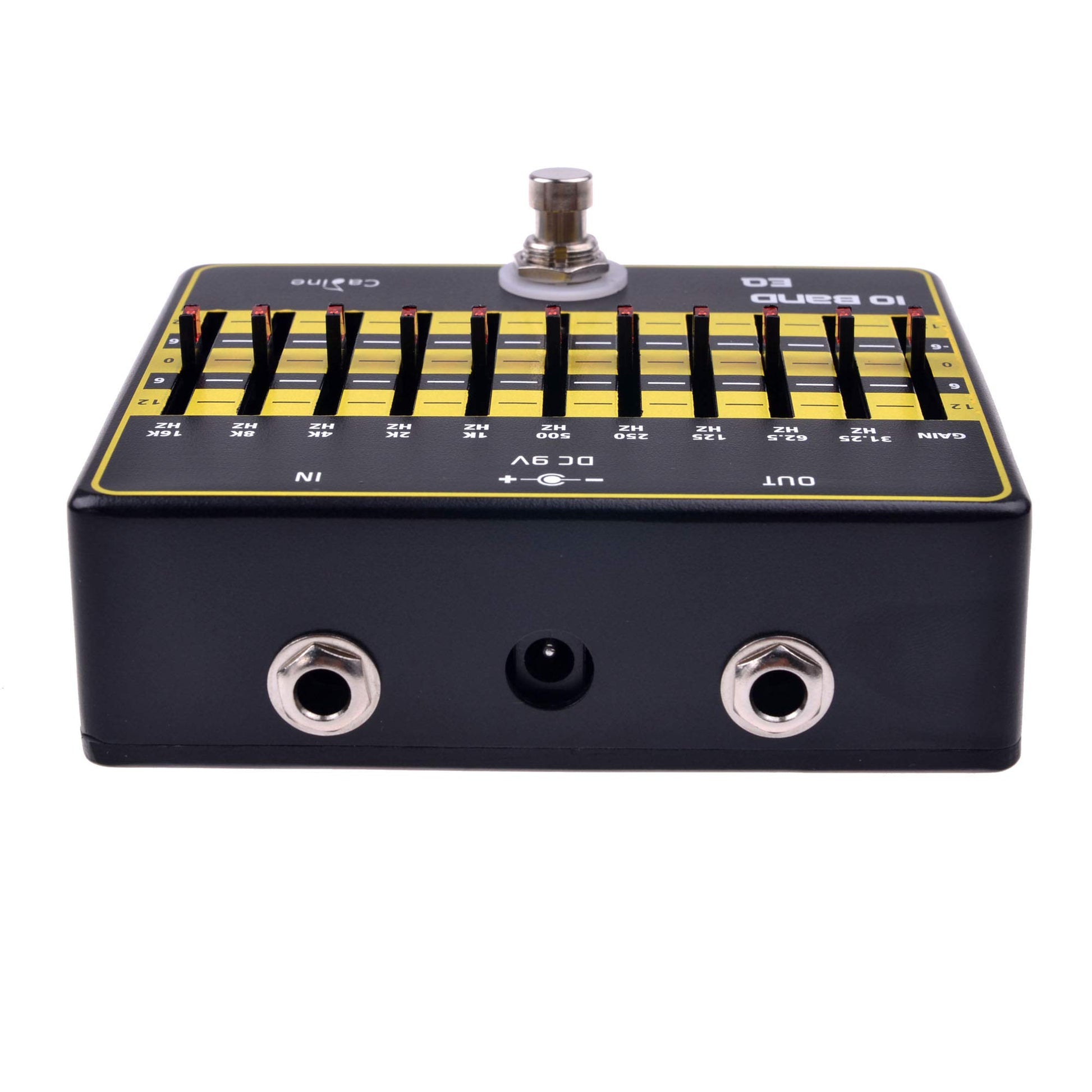 Caline CP-24 - Pedal de efectos de guitarra ecualizador de 10 bandas con True Bypass