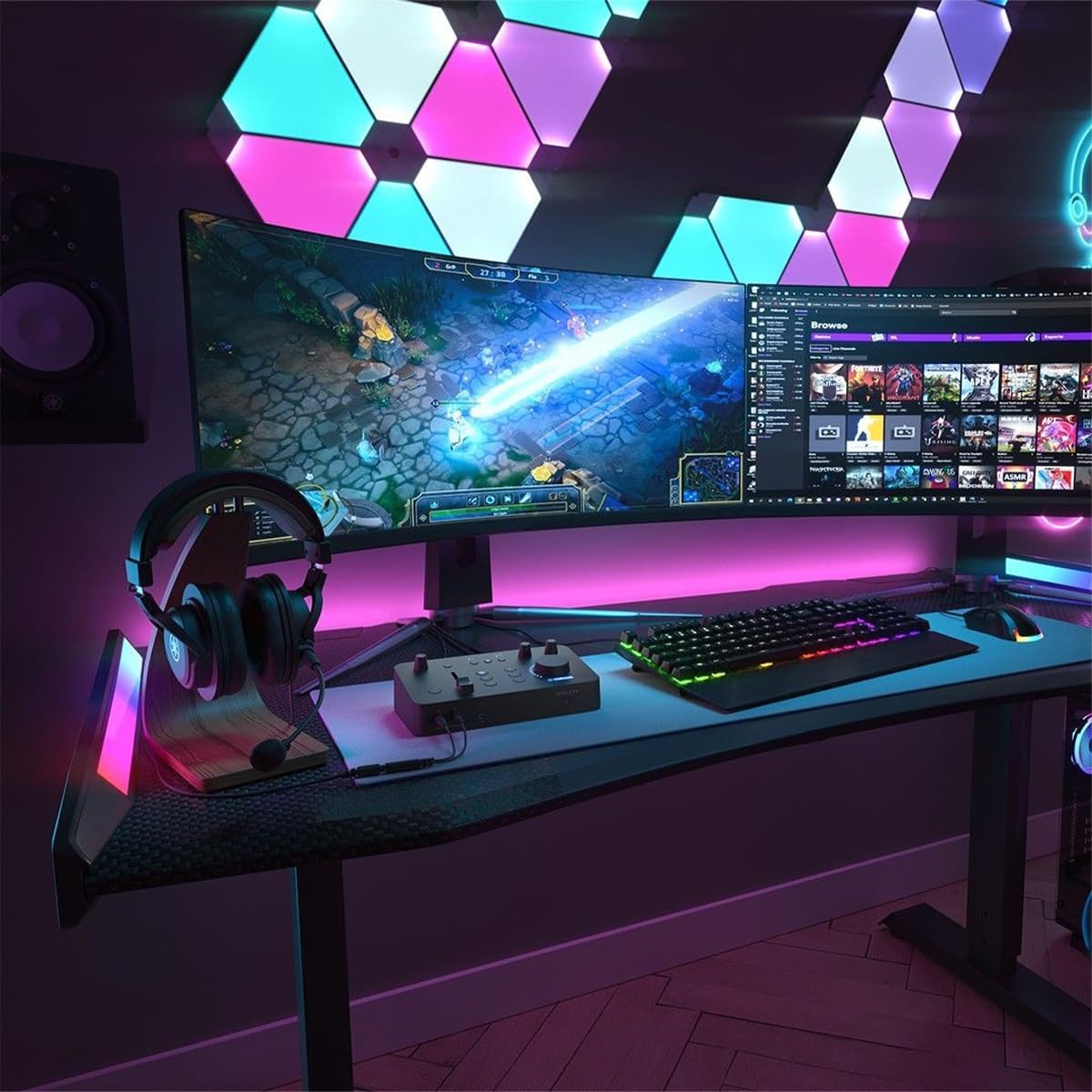 Mezclador de Audio Yamaha ZG01 Negro para Streaming de Juegos