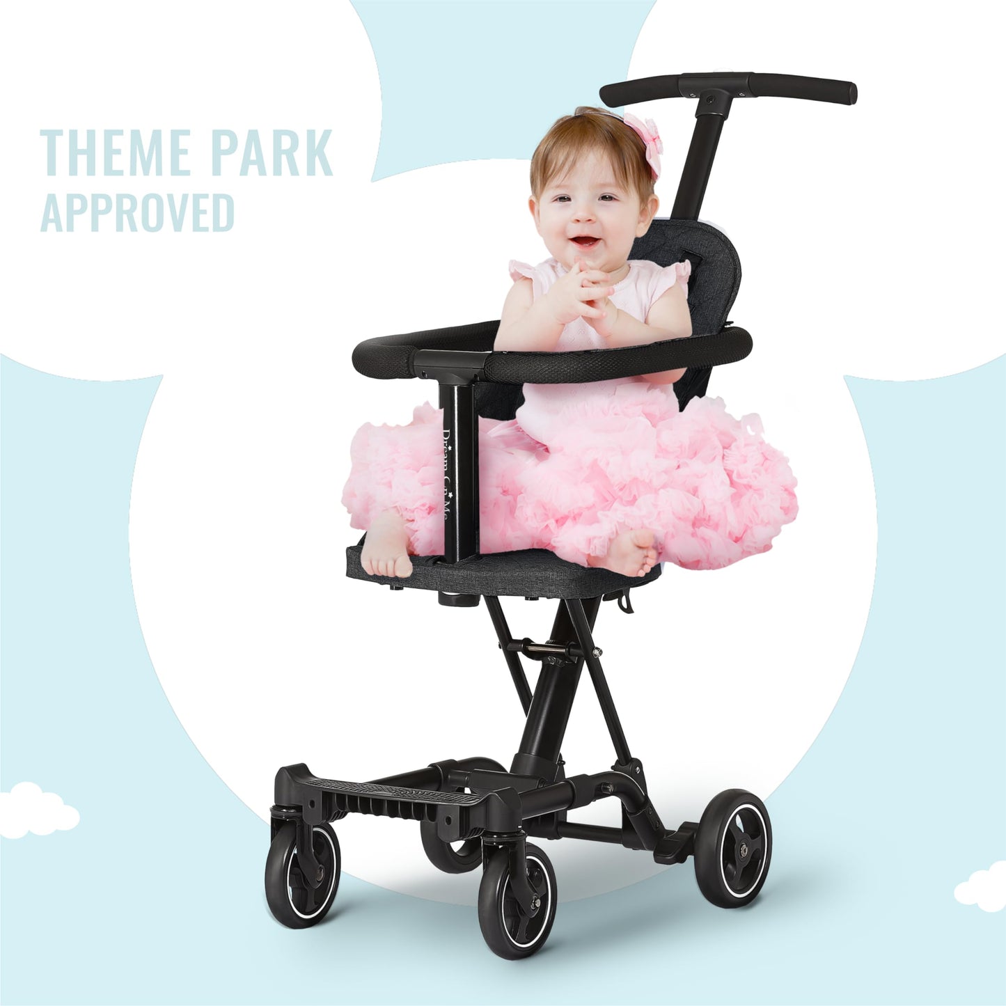 Cochecito y Silla de Paseo Dream On Me Negro Universal Coast
