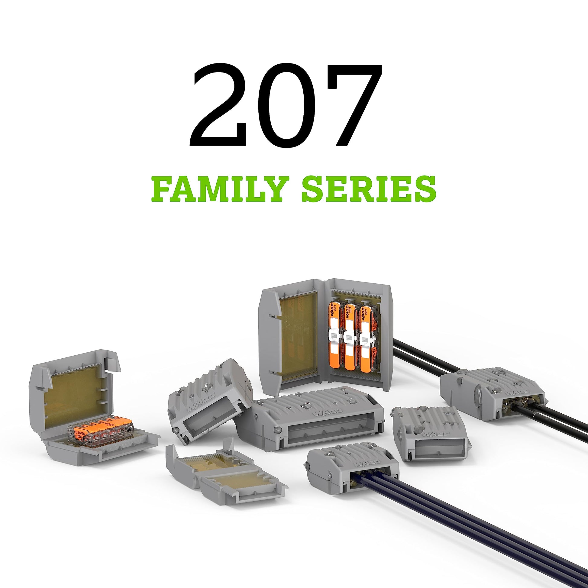 Gelbox WAGO Gris Mediano Protección contra la Humedad Certificado IPX8