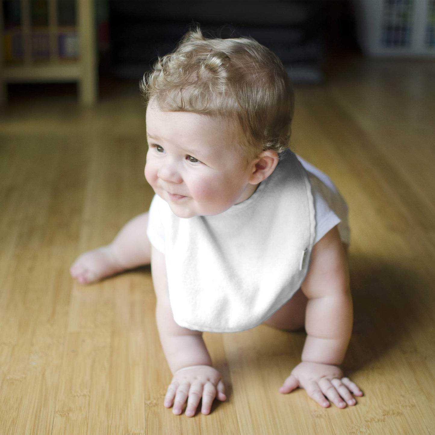 green sprouts Stay-dry Bibs (10 pack) | Ultimate protection from drools & spit ups | Waterproof inner layer, Knitted terry cotton and polyester, Machine washable