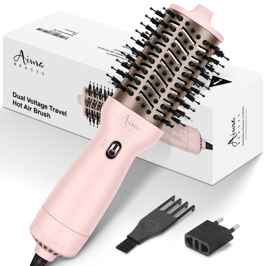 Cepillo Secador de Pelo Aima Beauty 2.3 Pulgadas Doble Voltaje Automático