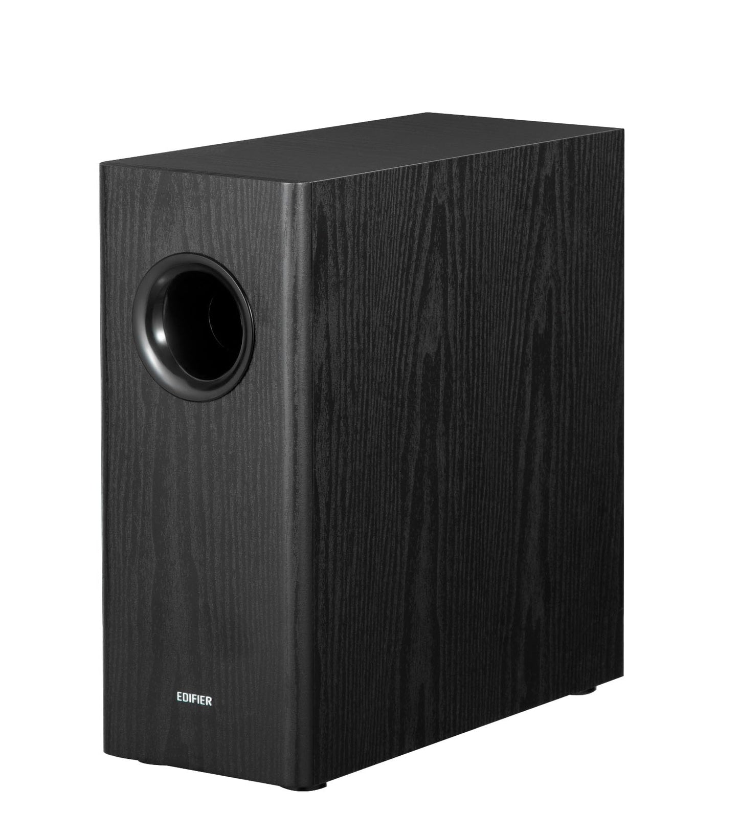 Edifier T5s - Subwoofer activo alimentado con 70 W RMS, woofer de 8 pulgadas de largo alcance, altavoz de graves profundos (35 Hz), amplificador incorporado, baja distorsión, selector de fase y