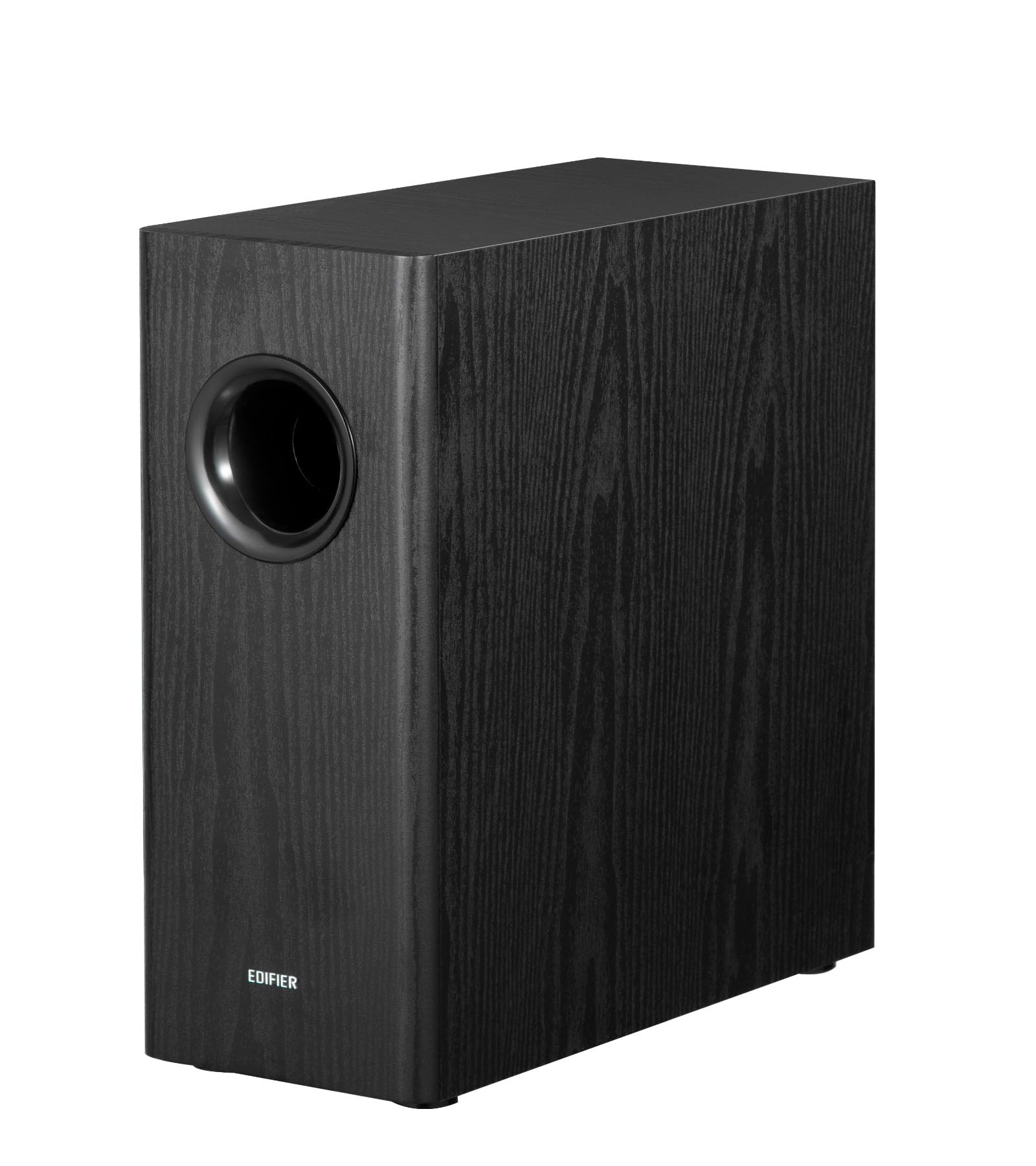 Edifier T5s - Subwoofer activo alimentado con 70 W RMS, woofer de 8 pulgadas de largo alcance, altavoz de graves profundos (35 Hz), amplificador incorporado, baja distorsión, selector de fase y