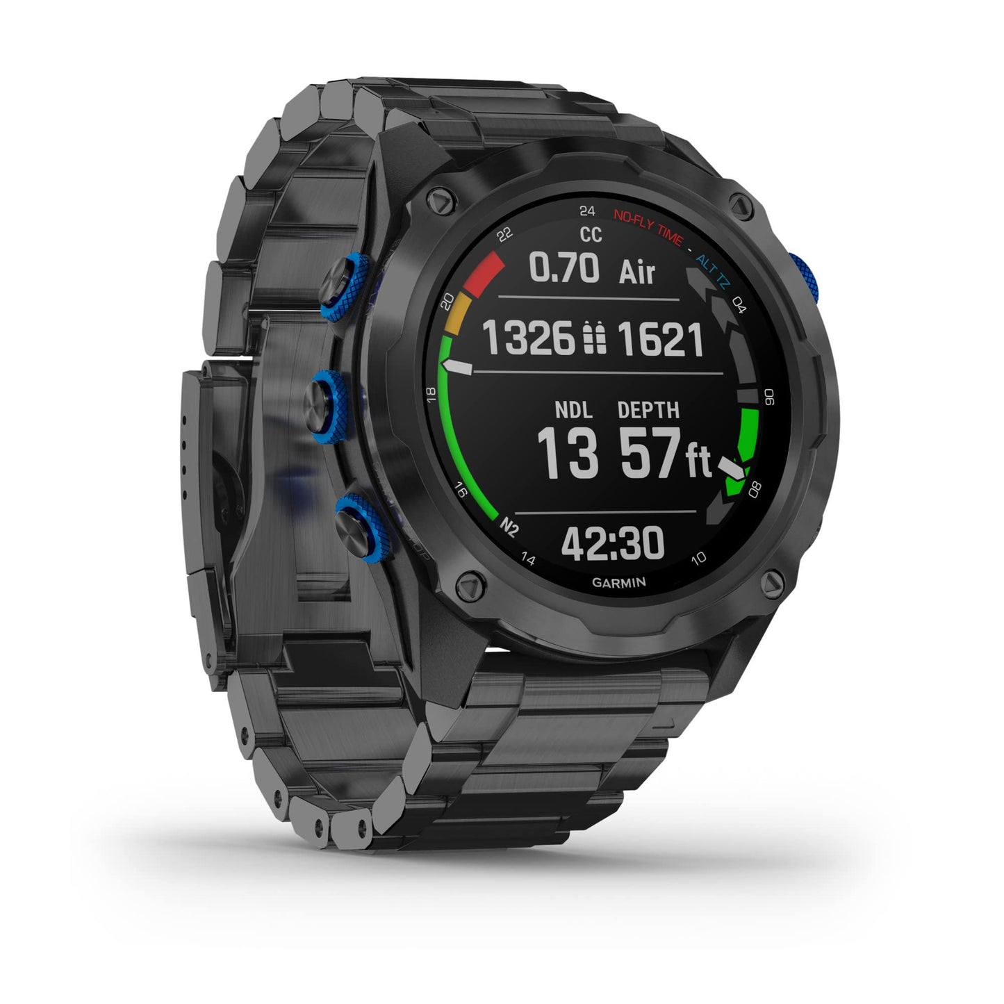 Garmin Descent Mk2i Negro Correa Titanio 52 mm T1 Bundle