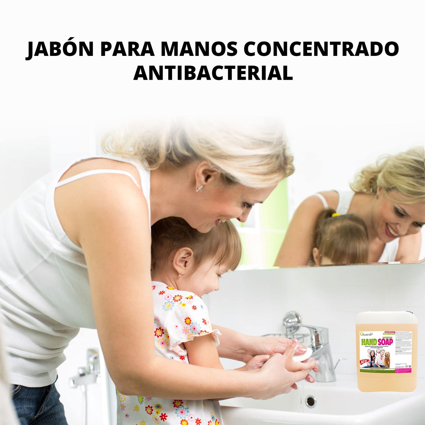 Jabón Antibacterial para Manos y Cuerpo para toda la familia en Presentación de 20 Litros, Limpieza y Protección en Abundancia
