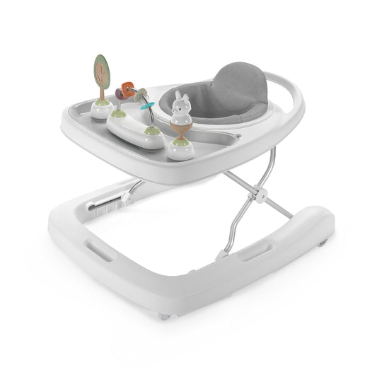 Ingenuity Spring & Sprout 3-in-1 Foldable Baby Activity Walker with Removable Toys Ages 6 Months +, First Forest